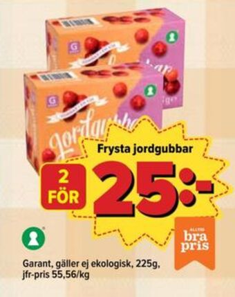 Östenssons Garant bär erbjuda