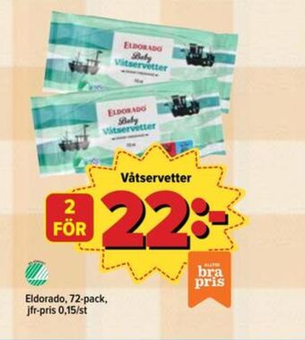 Östenssons Eldorado tvättservetter erbjuda