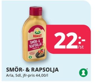 Tempo Arla köket smör & rapsolja erbjuda
