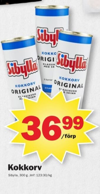Pekås Sibylla kokkorv erbjuda