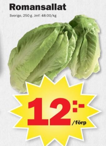 Pekås Coop sallat erbjuda