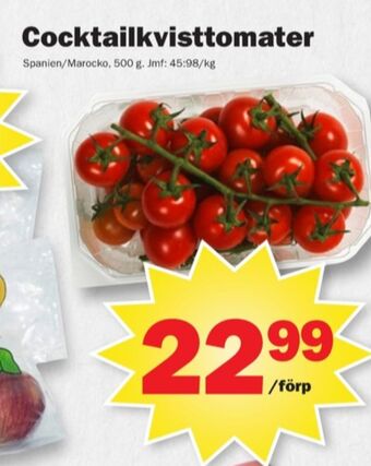 Pekås Coop cocktailtomater erbjuda