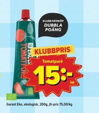 Östenssons Garant tomatpuré erbjuda