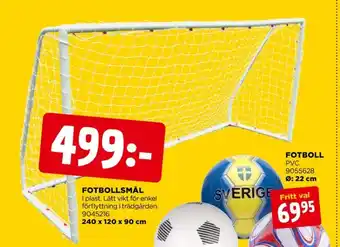 Jem&Fix Grillexpert fotbollsmål erbjuda