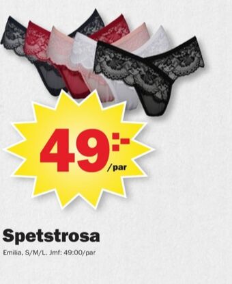 Pekås Emilia trosor erbjuda