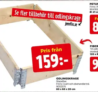 Jem&Fix Garden odlingskrage erbjuda