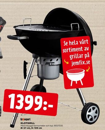 Jem&Fix Grillexpert klotgrill erbjuda