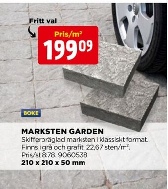 Jem&Fix Boke marksten erbjuda