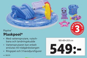 Lidl Playtive Plaskpool* erbjuda