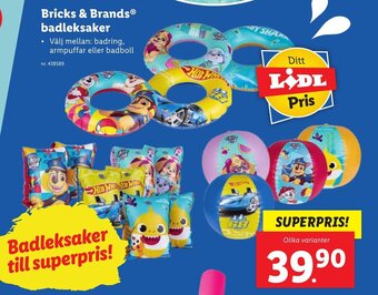 Bricks & Brands® badleksaker
