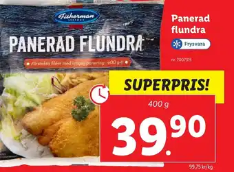Lidl Panerad flundra erbjuda