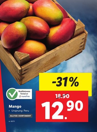Lidl Mango erbjuda