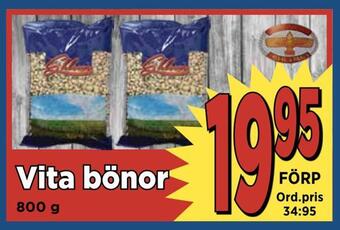 Supergrossen Vita bönor erbjuda