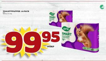 Nya Pulsen Toalettpapper 12-pack erbjuda