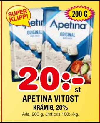 Nya Pulsen Apetina vitost erbjuda