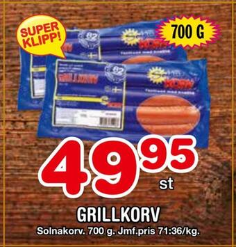 Nya Pulsen Grillkorv erbjuda