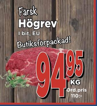 Supergrossen Högrev erbjuda