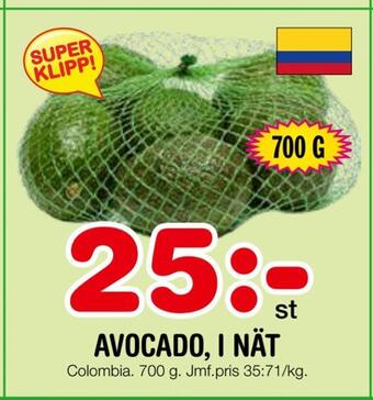 Nya Pulsen Avocado, i nät erbjuda