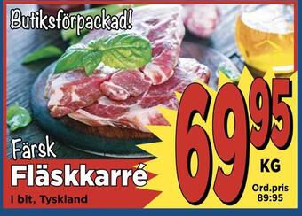 Supergrossen Fläskkarré erbjuda