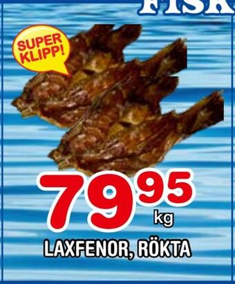 Nya Pulsen Laxfenor, rökta erbjuda