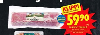 ICA Kvantum FLÄSKYTTERFILÉ erbjuda