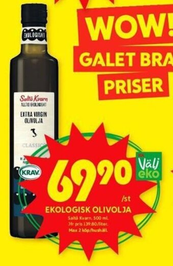 EKOLOGISK OLIVOLJA