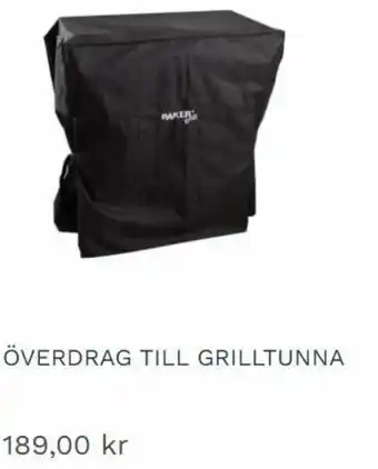 Harald Nyborg MUSTANG GASOLGRILL INBYGG ÖVERDRAG TILL GRILLTUNNA erbjuda