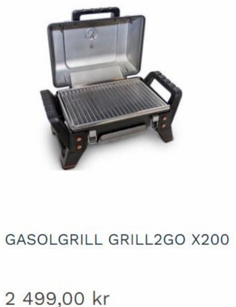 GASOLGRILL GRILL2GO X200 erbjudande hos Harald