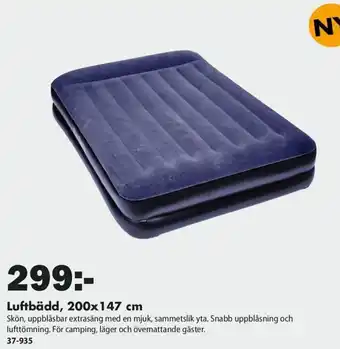 Biltema Luftbädd, 200x147 cm erbjuda