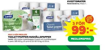 Stora Coop Toalettpapper/hushållspapper erbjuda