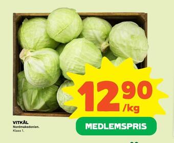 Stora Coop Vitkål erbjuda