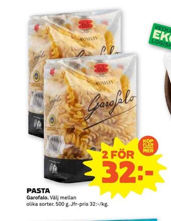 Stora Coop Pasta erbjuda