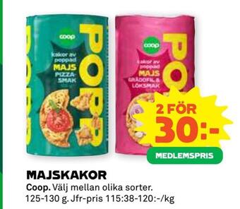 Stora Coop Majskakor erbjuda