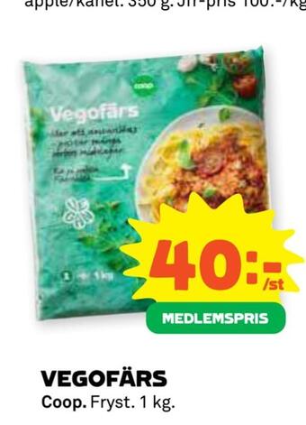 Stora Coop Vegofärs erbjuda