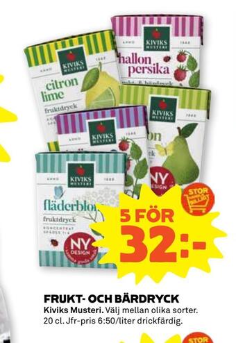 Stora Coop Frukt- och bärdryck erbjuda