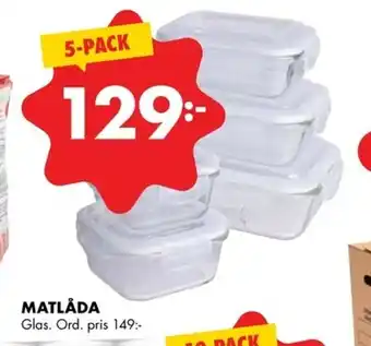ÖoB Matlåda 5-pack erbjuda