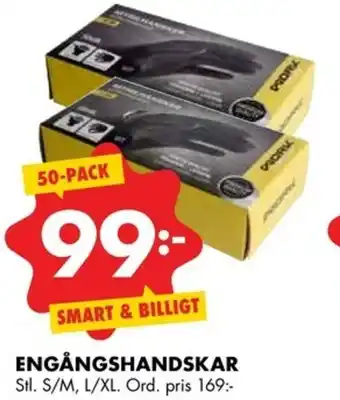Engångshandskar 50-pack