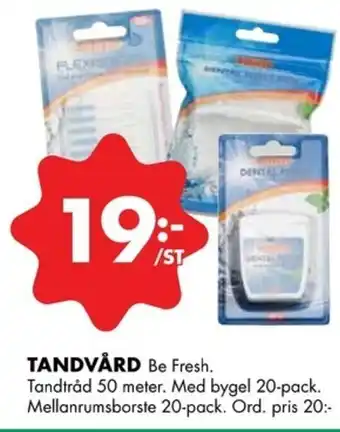 ÖoB Tandvård Be Fresh 50 meter 20-pack erbjuda