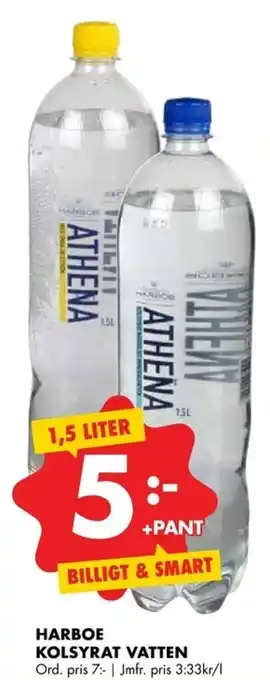 ÖoB Harboe Kolsyrat Vatten 1,5lt. erbjuda