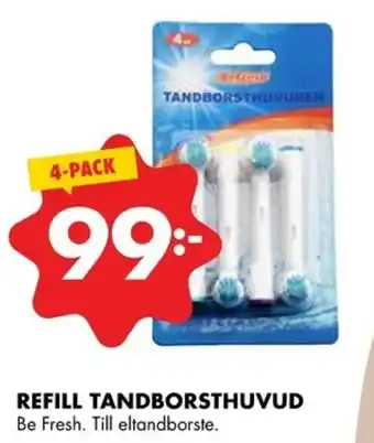 ÖoB Be Fresh Refill Tandborsthuvud 4-pack erbjuda