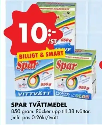 ÖoB Spar Tvättmedel 850 gram erbjuda