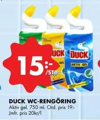 ÖoB Duck Wc-Rengöring 750ml erbjuda