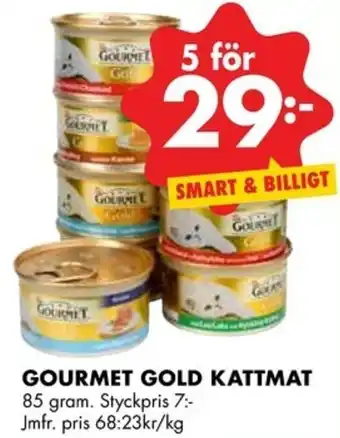 ÖoB Gourmet Gold Kattmat 85 gram erbjuda