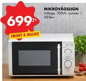 ÖoB Mikrovågsugn 700W 20 liter erbjuda