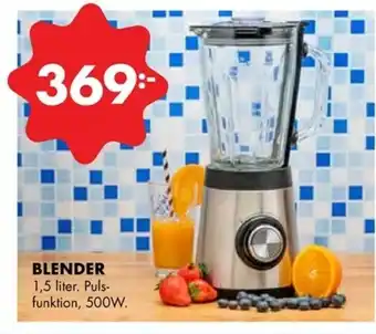 ÖoB Blender 1,5 liter 500W erbjuda