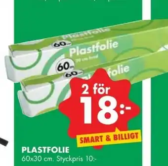 ÖoB Plastfolie 60x30cm erbjuda