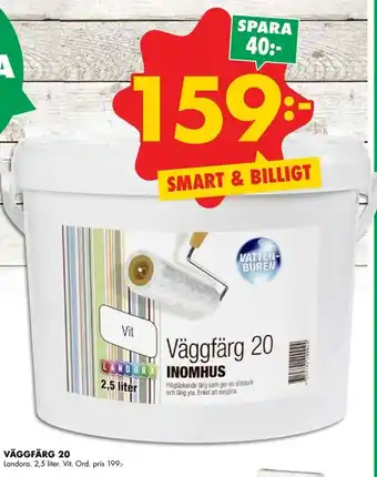 Landora Våggfärg 20 2,5 lter