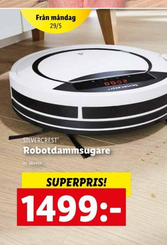 Lidl SILVERCREST Robotdammsugare erbjuda