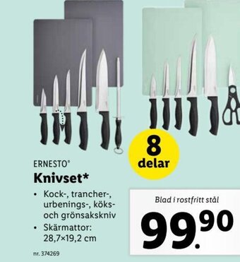Lidl ERNESTO Knivset* erbjuda