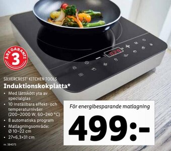 Lidl SILVERCREST KITCHEN TOOLS Induktionskokplatta* erbjuda